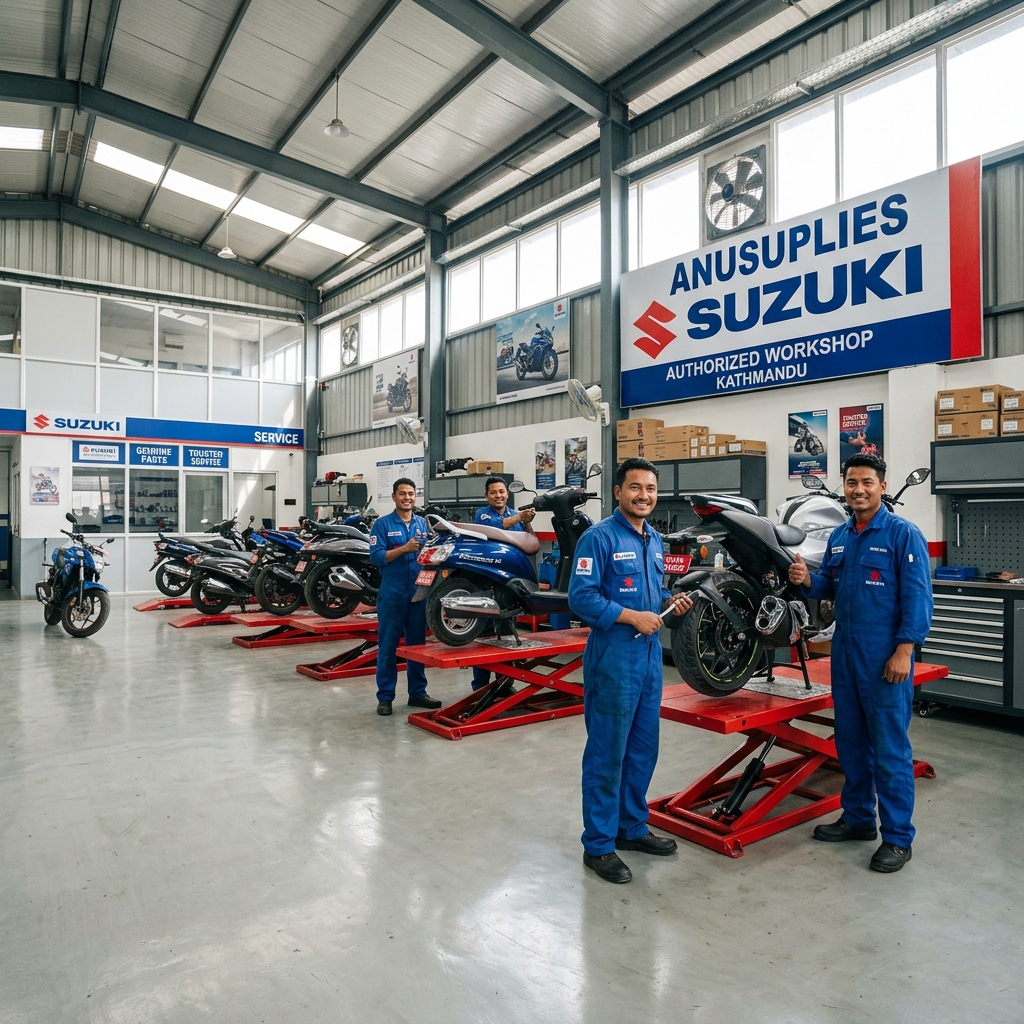 Anusupplies Suzuki Authorized Workshop - Balkhu, Kathmandu